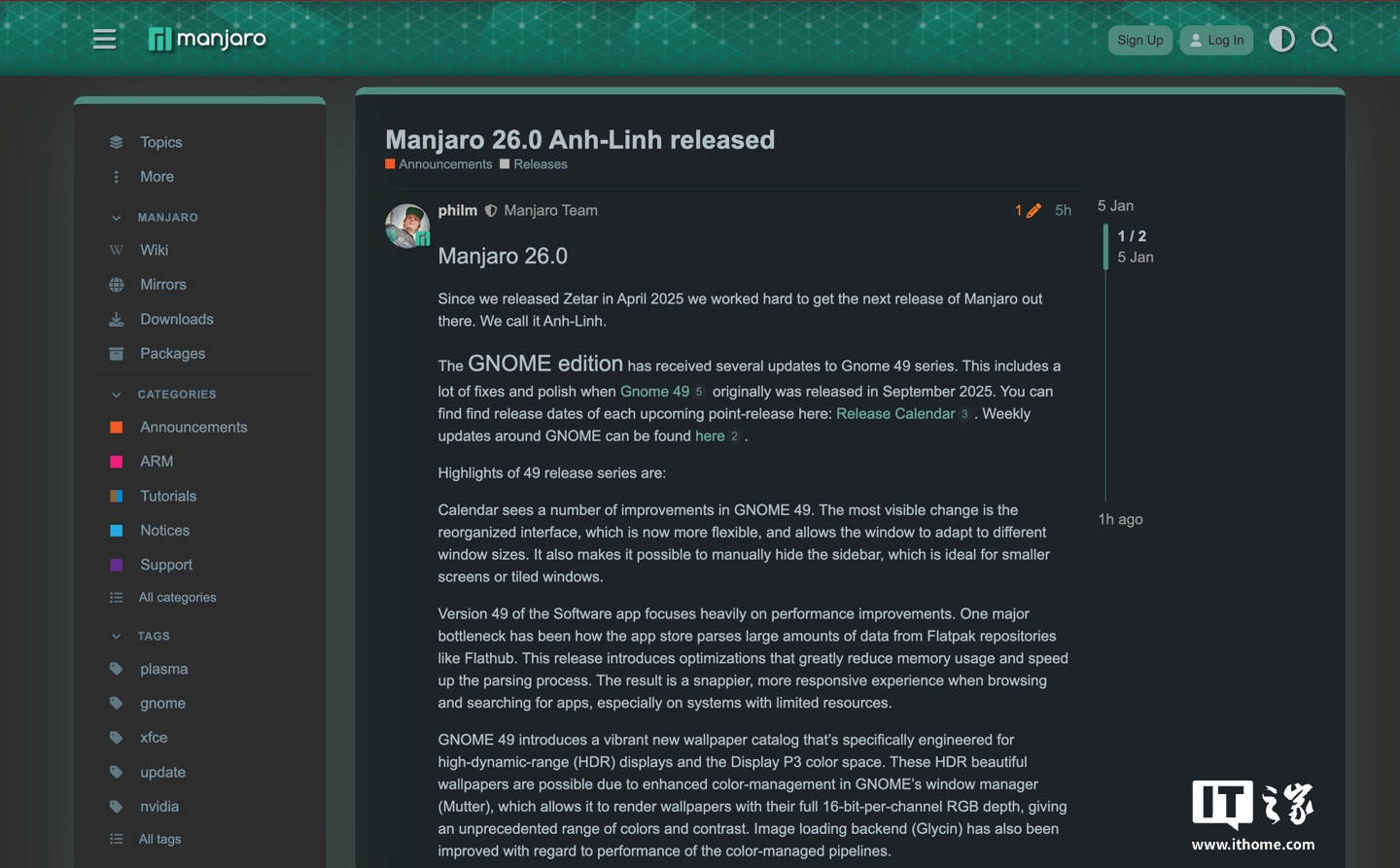 Manjaro Linux 26发布:默认启用Wayland会话__Manjaro Linux 26发布:默认启用Wayland会话