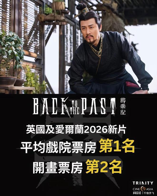 古天乐《寻秦记》英国票房仅25.1万英镑，《阿凡达3》强势夺冠__古天乐《寻秦记》英国票房仅25.1万英镑，《阿凡达3》强势夺冠